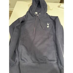 Tottenham Hotspur FC Navy Blue Pullover Hoodie Adult Size S Soccer Fan Gear